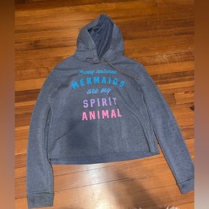 Used crop top hoodie